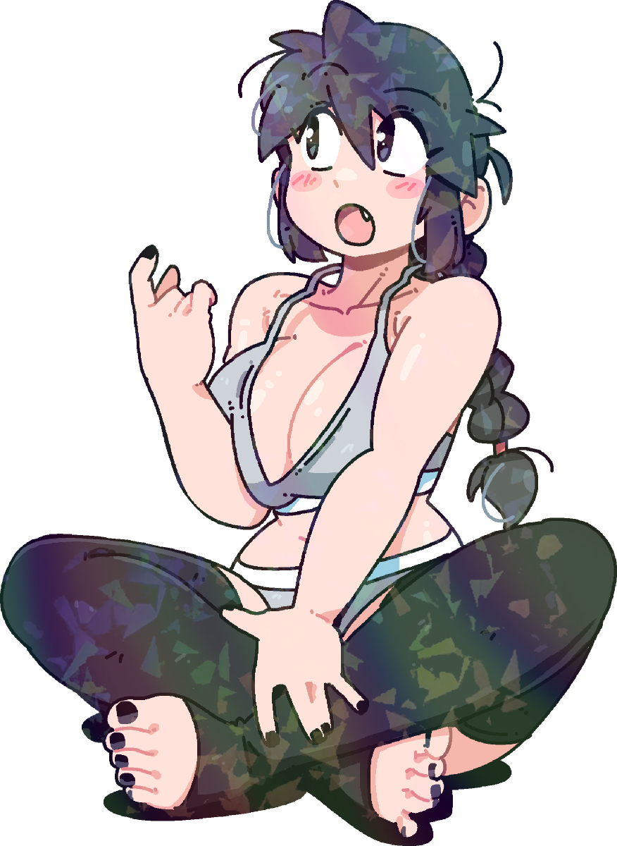 LUCIA CROSS-LEGGED STICKER!