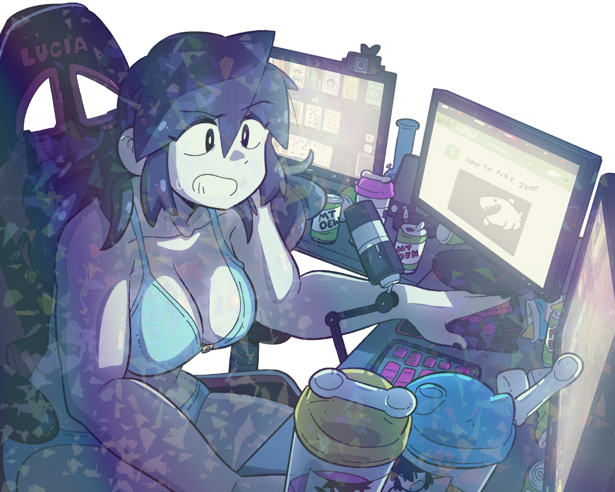 LUCIA DEGENERATE STICKER!