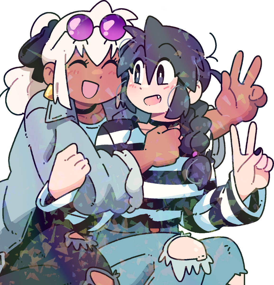 MIA AND LUCIA GAL PALS STICKER!