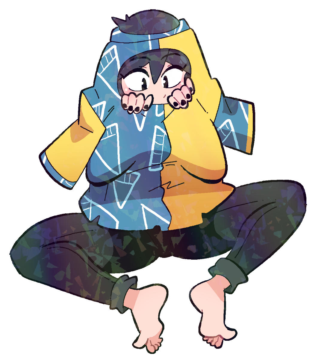LUCIA HOLE IN SHIRT STICKER!