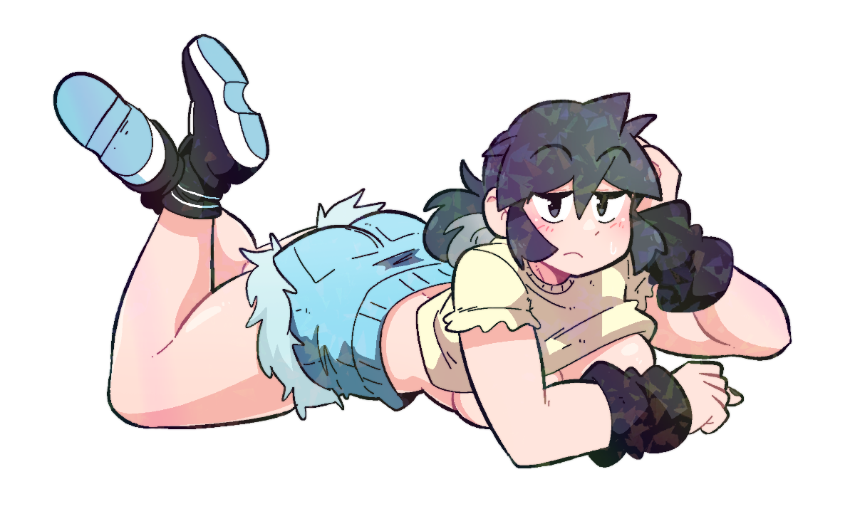 LUCIA LAYING DOWN STICKER!