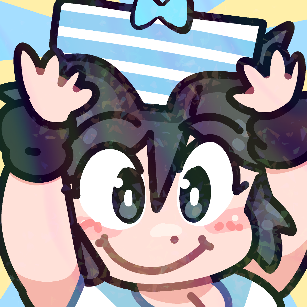 PANTY-HOLDING LUCIA EMOTE STICKER!