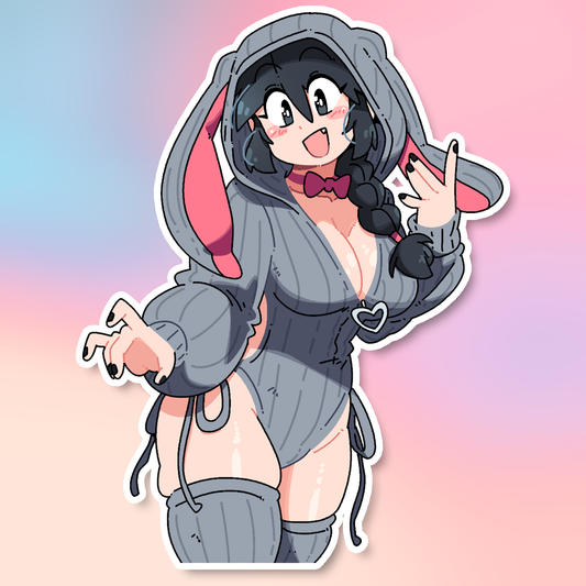 LUCIA BUNNY ONESIE STICKER!