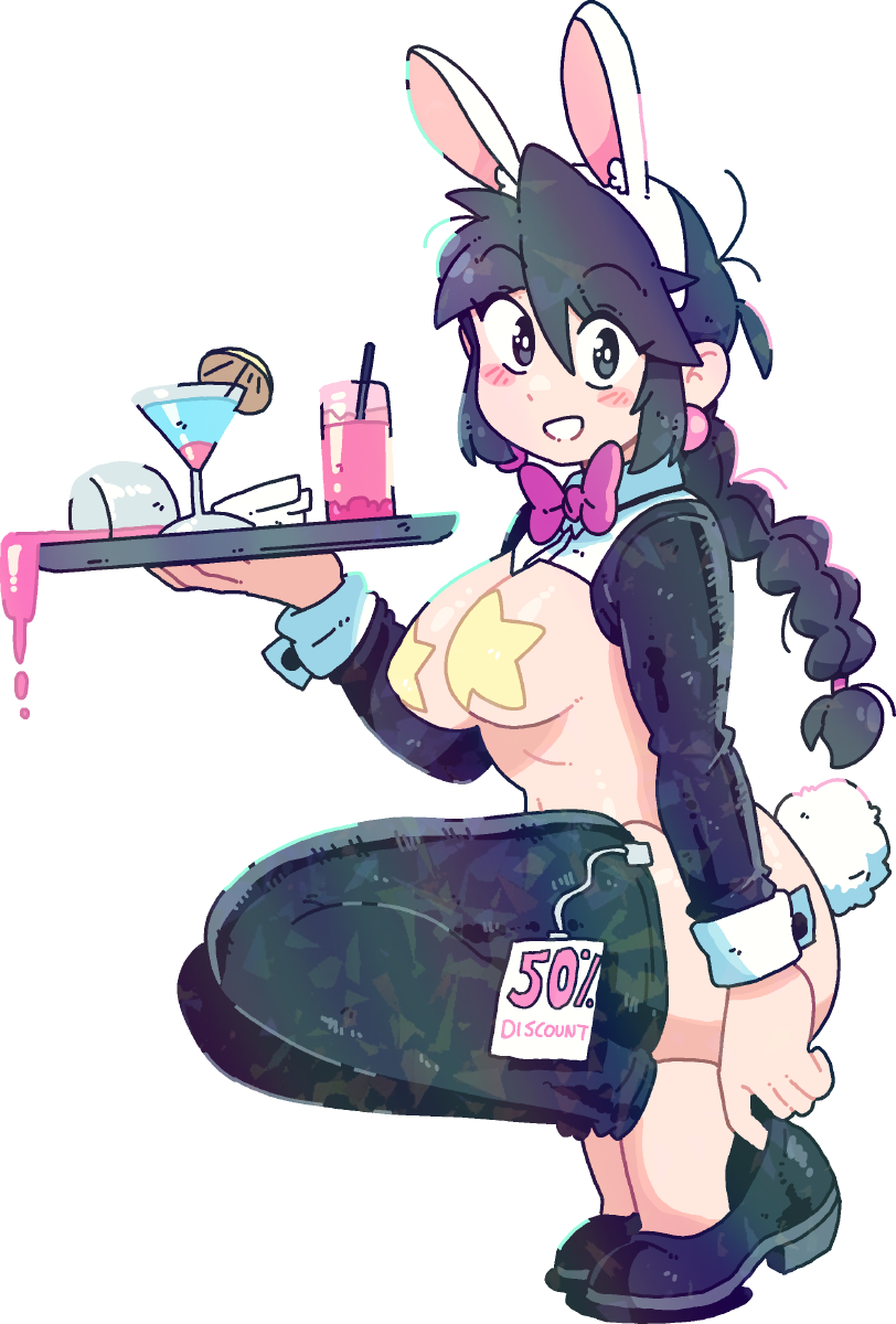 LUCIA BUNNY SPILL STICKER!