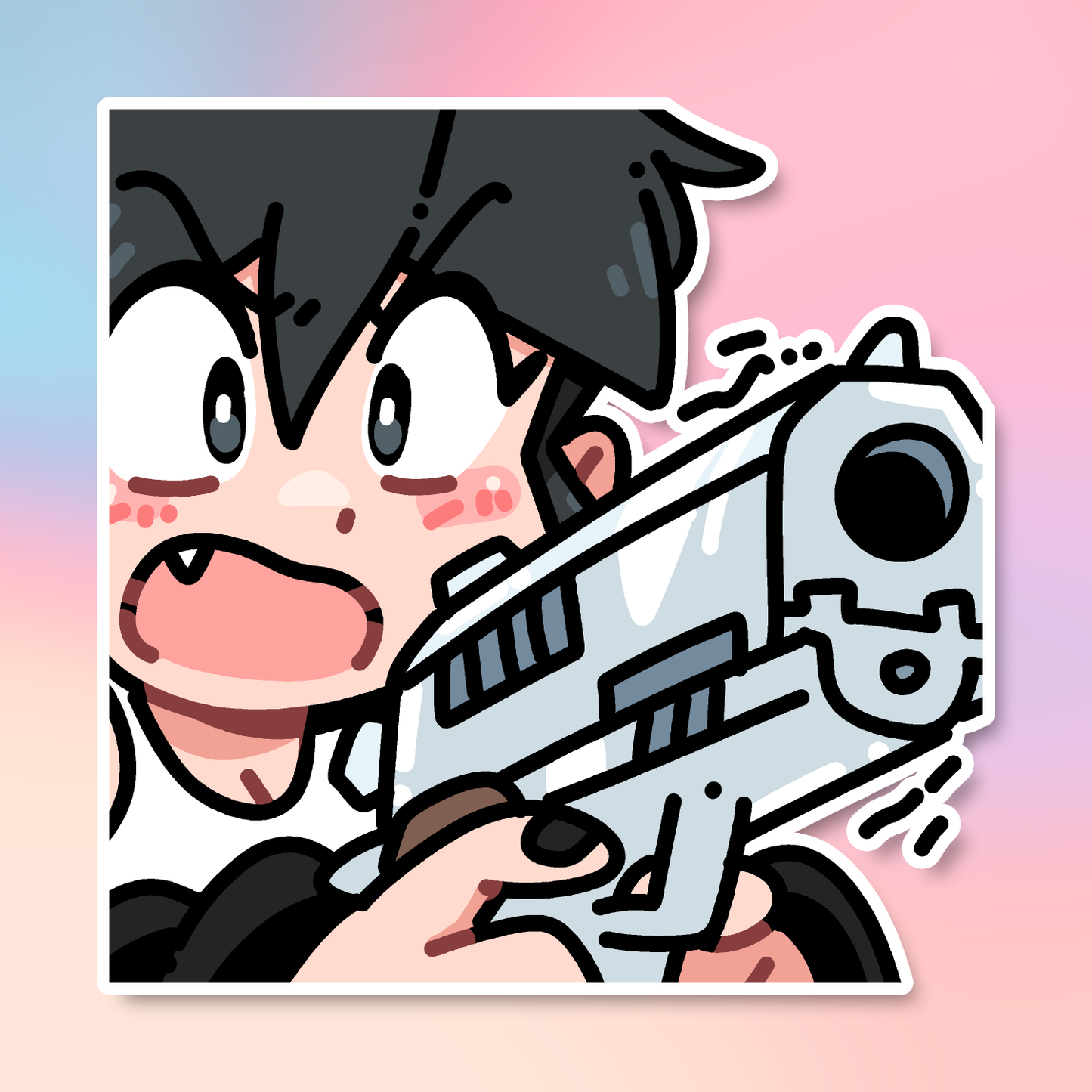 GUN LUCIA EMOTE STICKER!