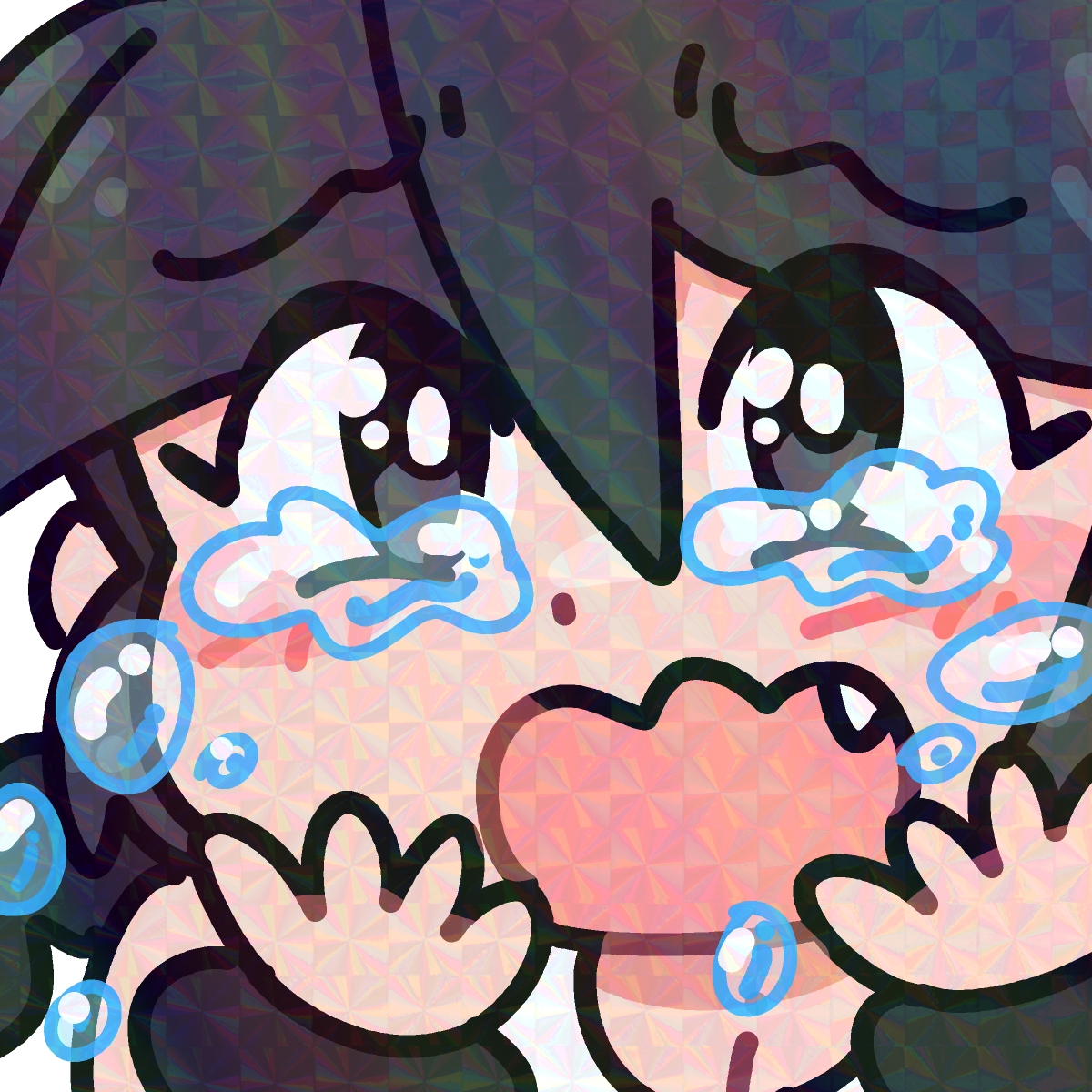 CRYING LUCIA EMOTE STICKER!