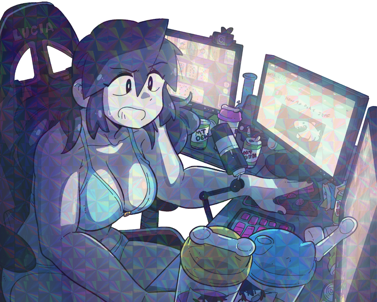 LUCIA DEGENERATE STICKER!