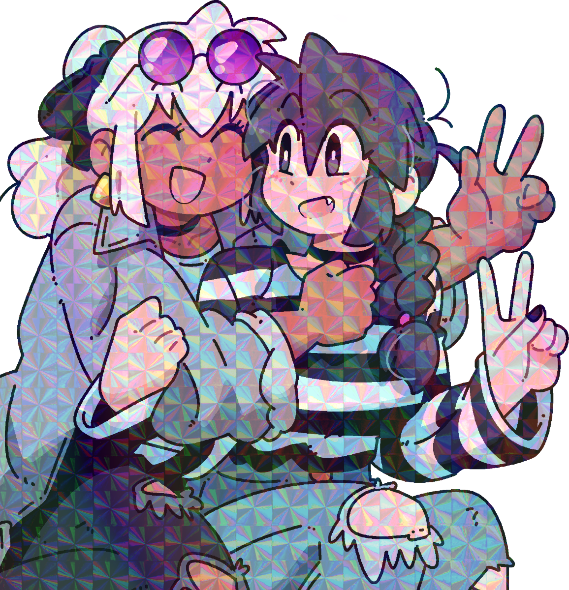 MIA AND LUCIA GAL PALS STICKER!