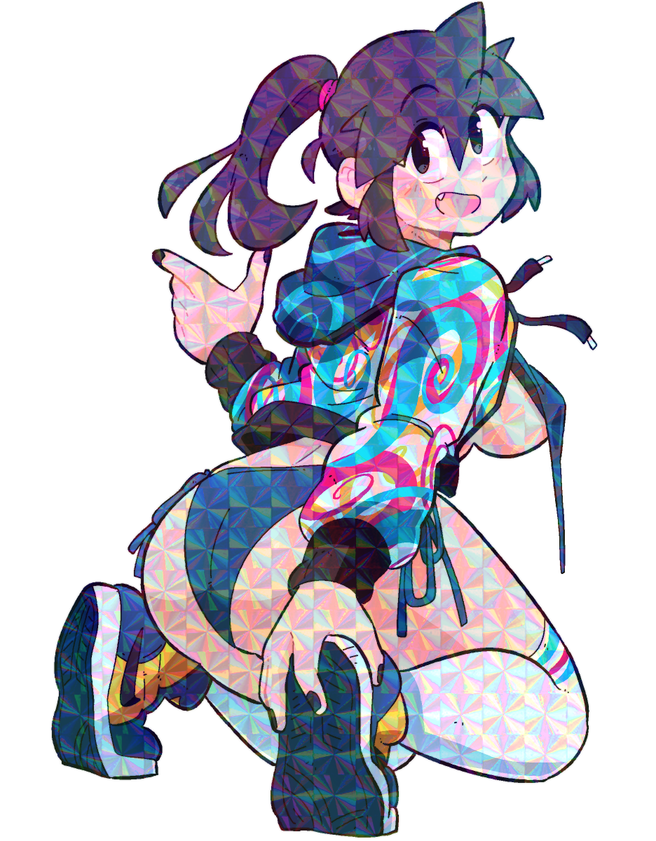 LUCIA SWIRLY SHIRT STICKER! (NSFW VARIANTS)