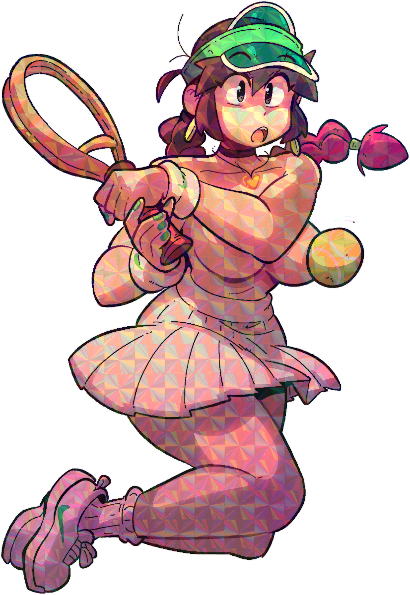 LUCIA TENNIS STICKER!