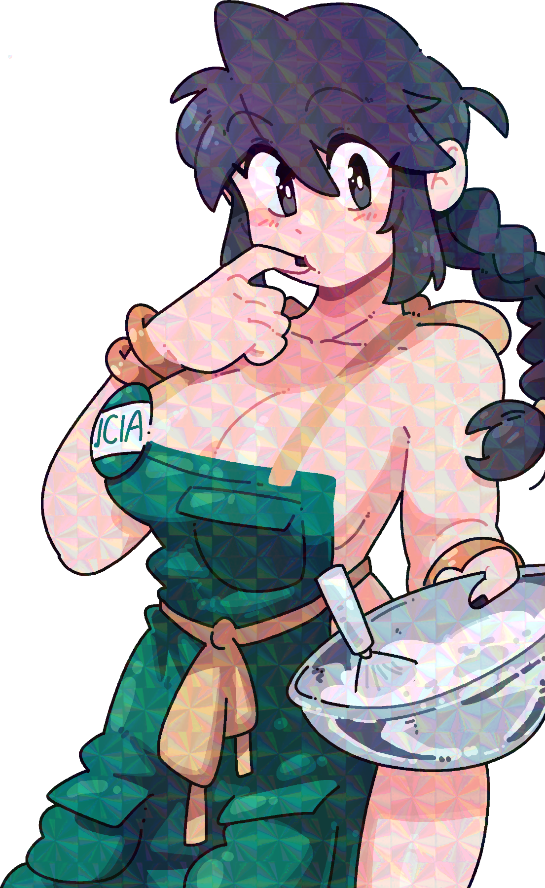 LUCIA MIXING CAKE STICKER!