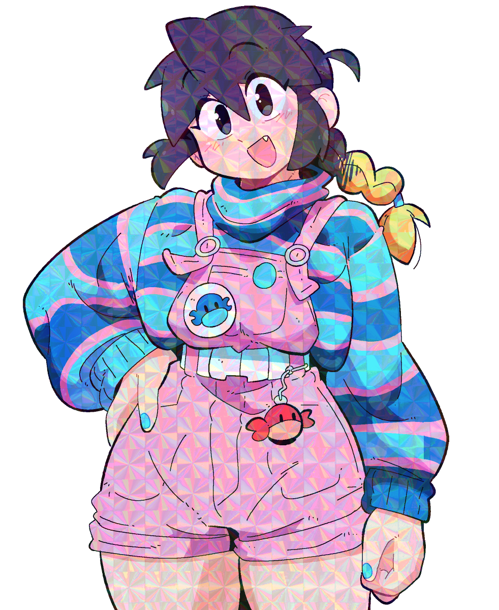 LUCIA PINK OVERALLS STICKER!