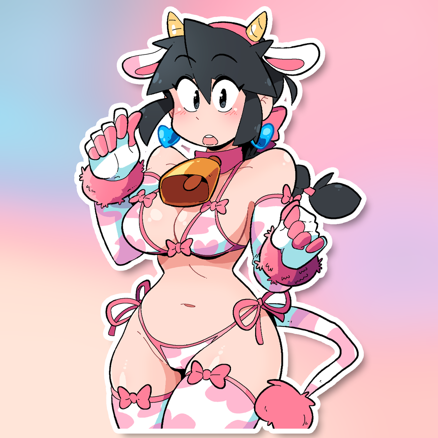 LUCIA COWKINI STICKER!