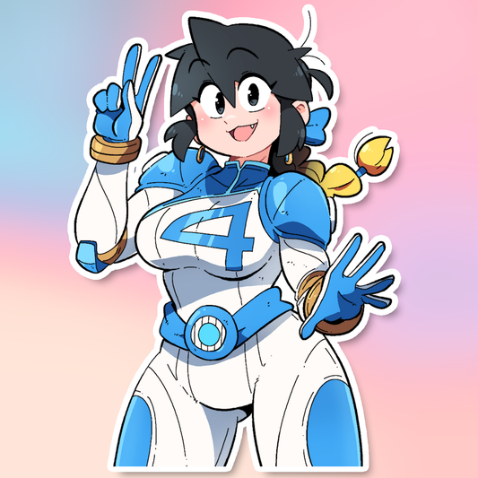 LUCIA FANTASTIC FOUR STICKER!