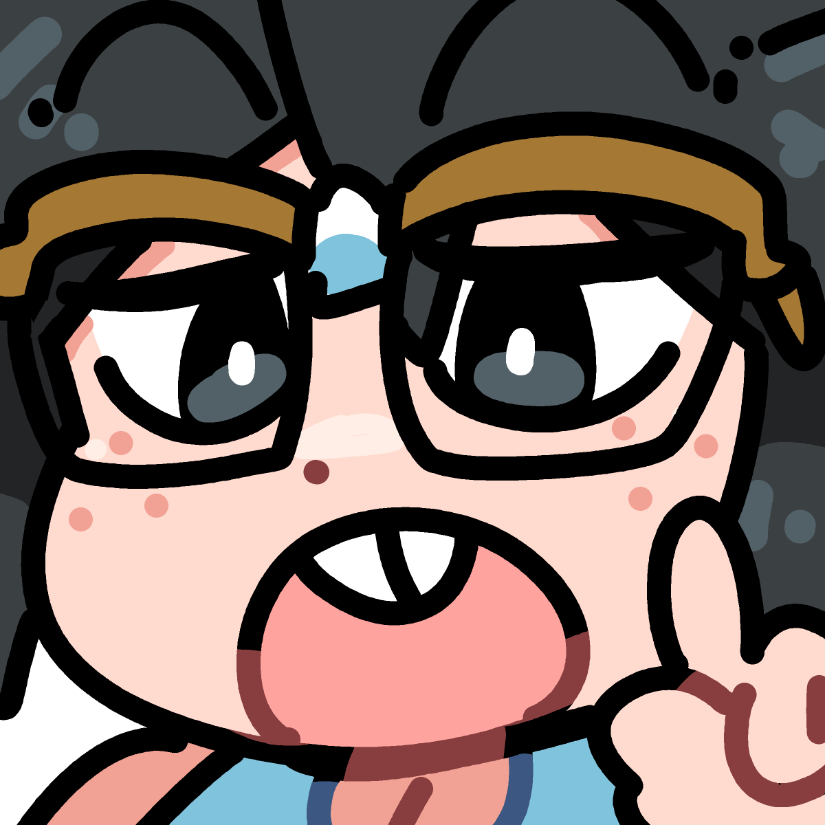 NERD LUCIA EMOTE STICKER!