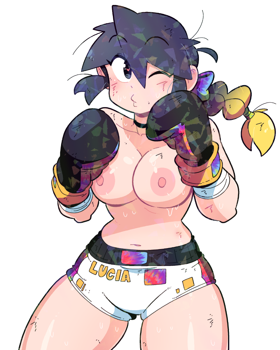 LUCIA BOXER STICKER! (NSFW)