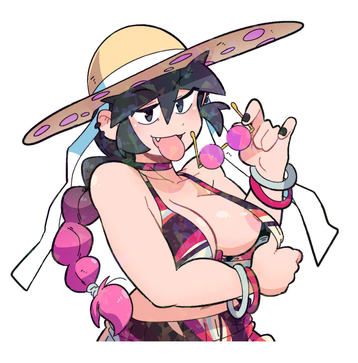 LUCIA TONGUE OUT STICKER! (NSFW)