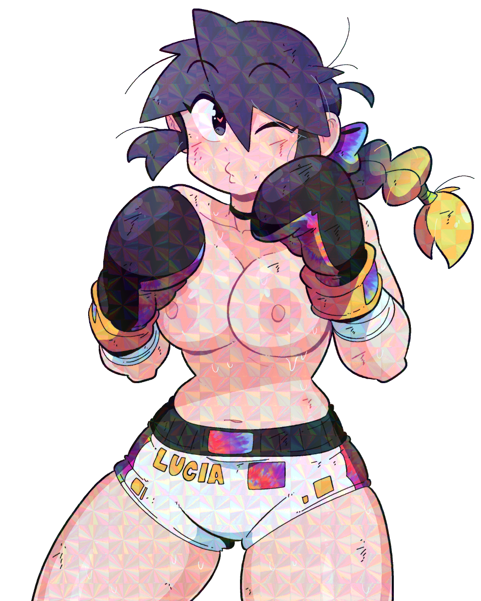LUCIA BOXER STICKER! (NSFW)