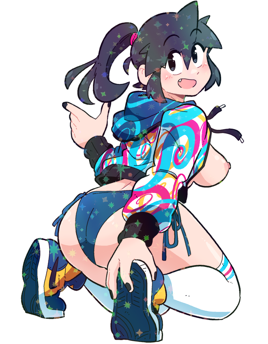 LUCIA SWIRLY SHIRT STICKER! (NSFW VARIANTS)