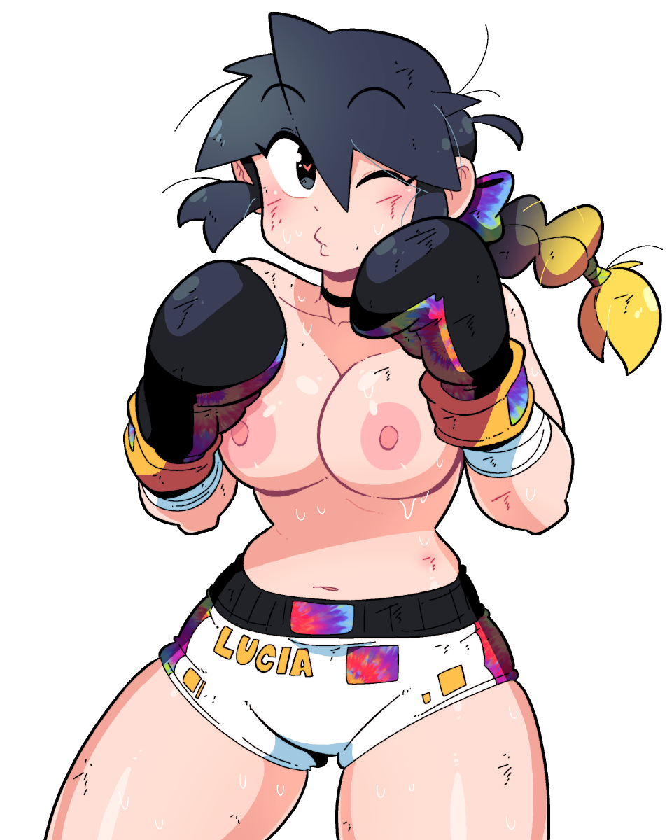 LUCIA BOXER STICKER! (NSFW)