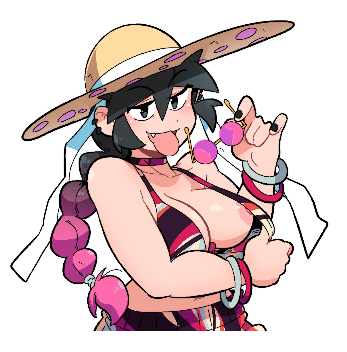 LUCIA TONGUE OUT STICKER! (NSFW)