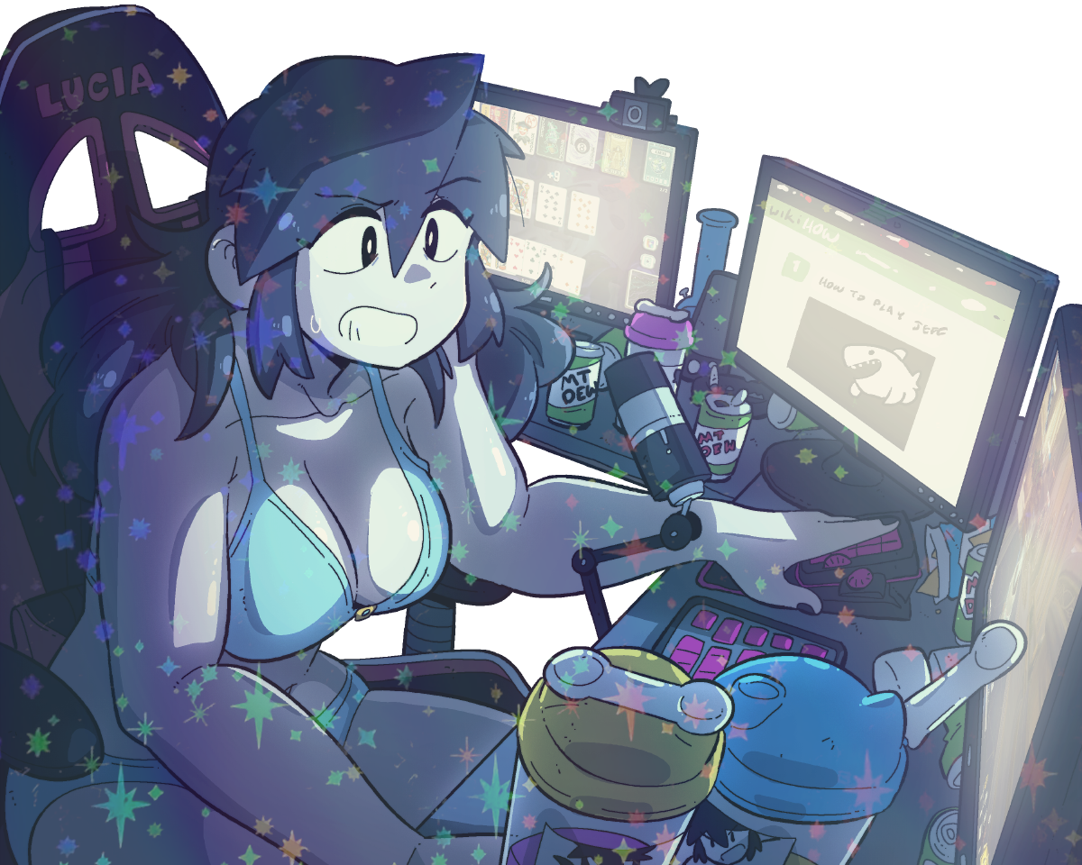 LUCIA DEGENERATE STICKER!