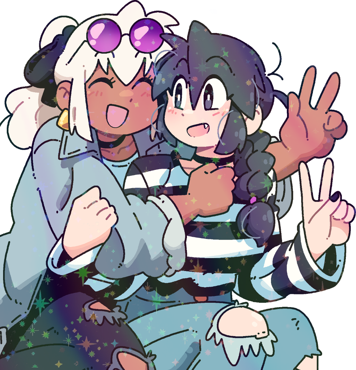 MIA AND LUCIA GAL PALS STICKER!