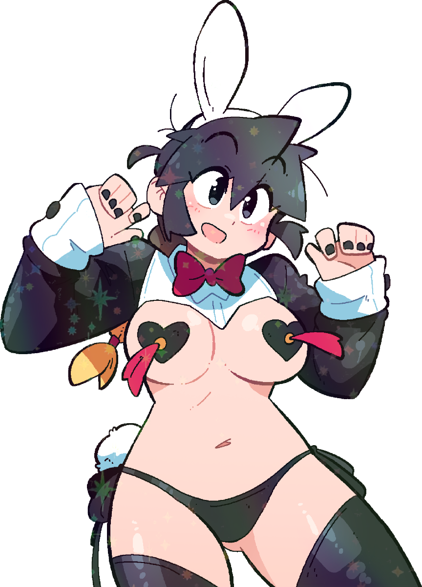 LUCIA BUNNY PASTIES STICKER!