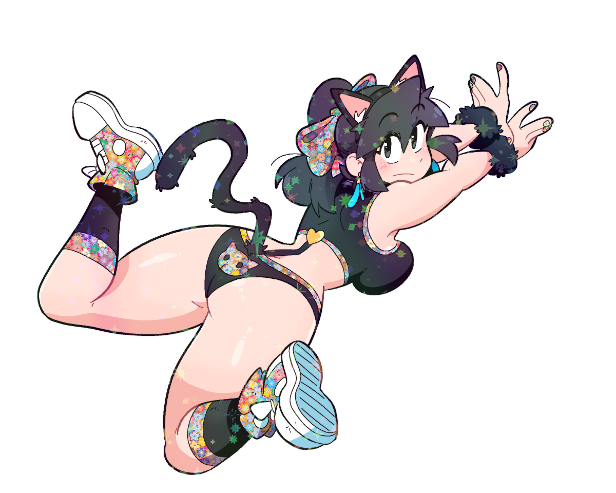 LUCIA CAT STRETCH STICKER!