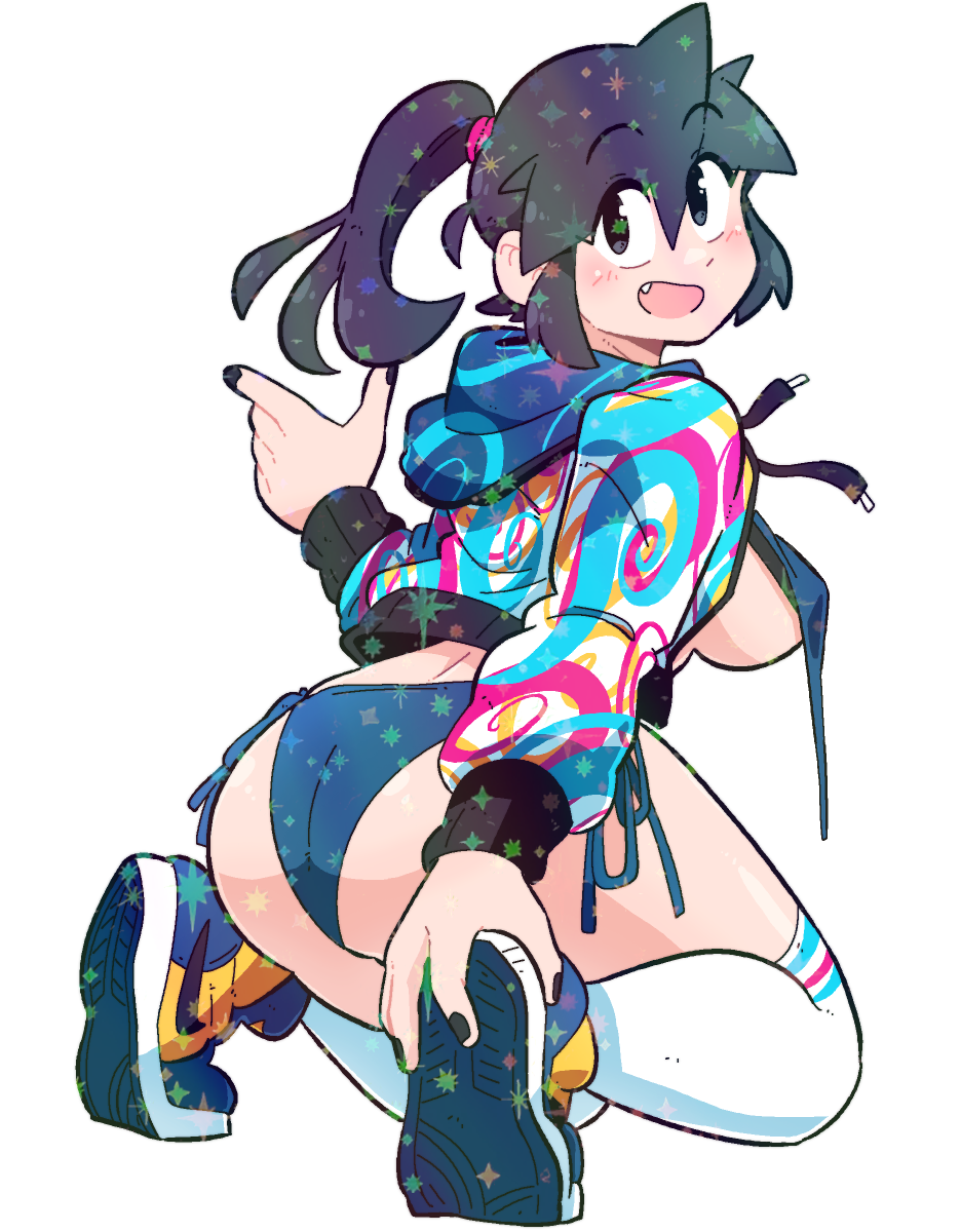 LUCIA SWIRLY SHIRT STICKER! (NSFW VARIANTS)
