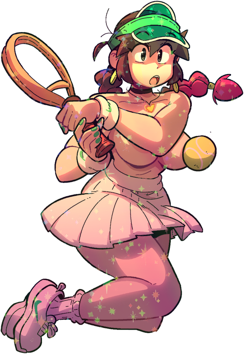 LUCIA TENNIS STICKER!