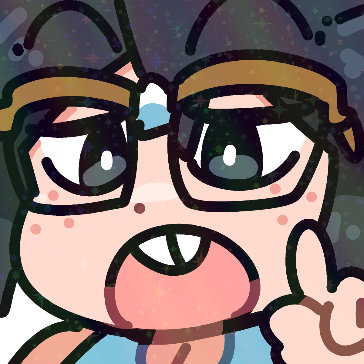 NERD LUCIA EMOTE STICKER!