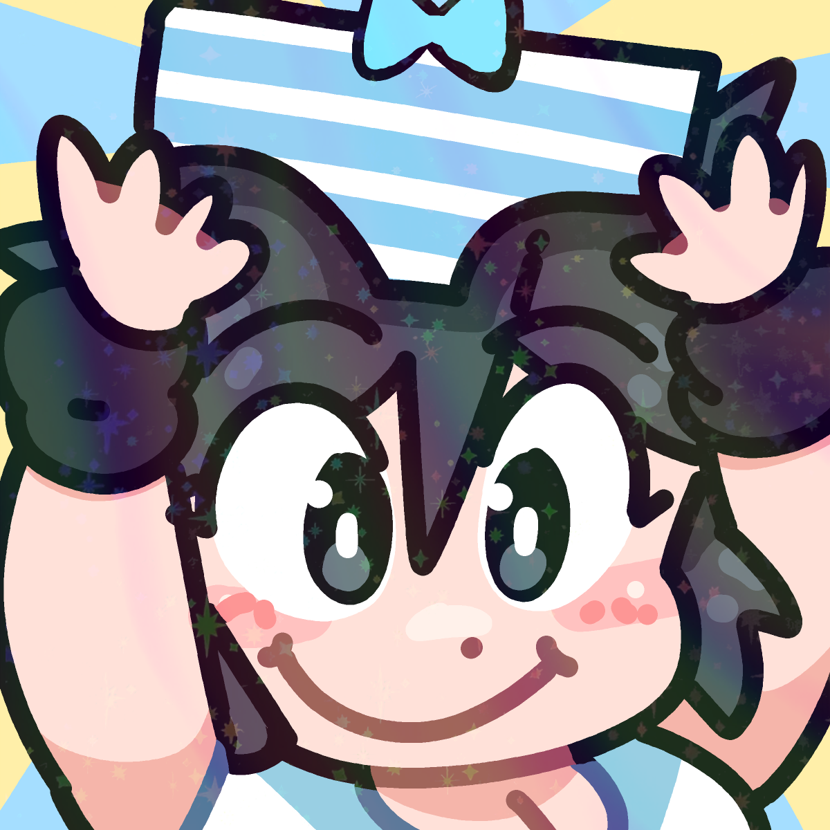 PANTY-HOLDING LUCIA EMOTE STICKER!