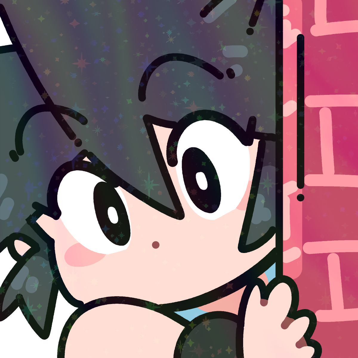 PEEKING LUCIA EMOTE STICKER!