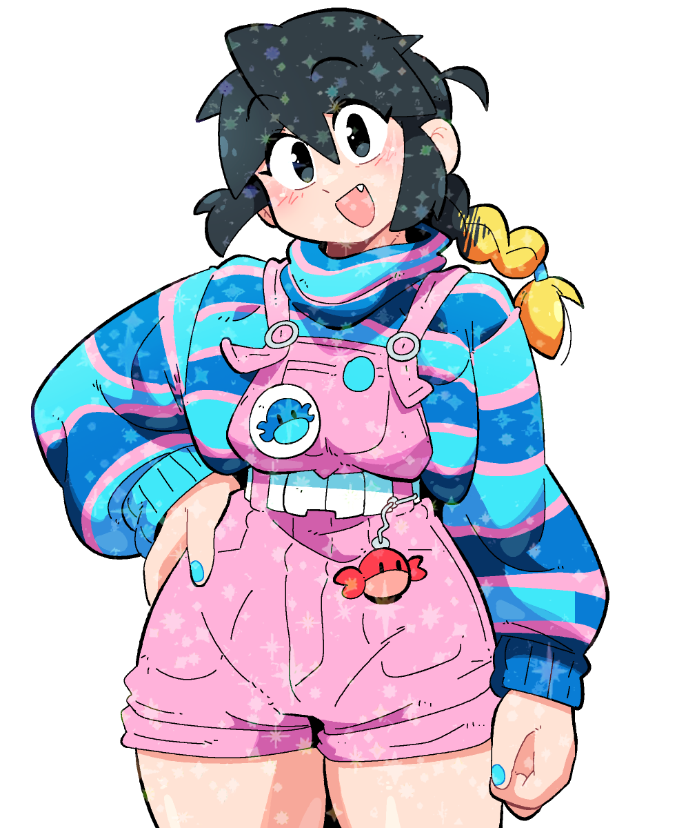 LUCIA PINK OVERALLS STICKER!