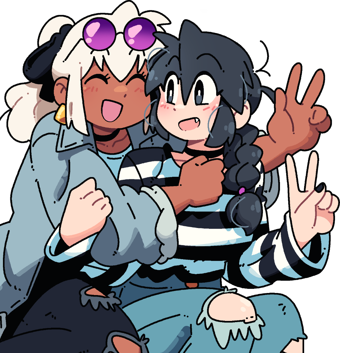 MIA AND LUCIA GAL PALS STICKER!
