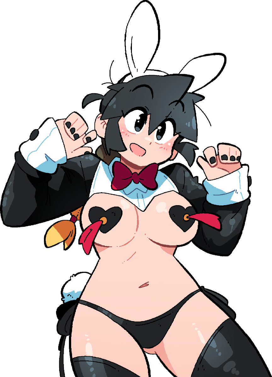 LUCIA BUNNY PASTIES STICKER!
