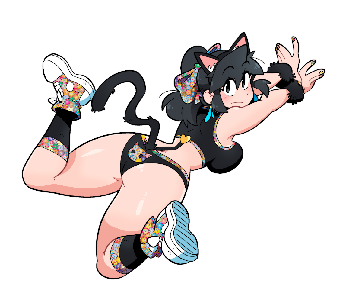 LUCIA CAT STRETCH STICKER!