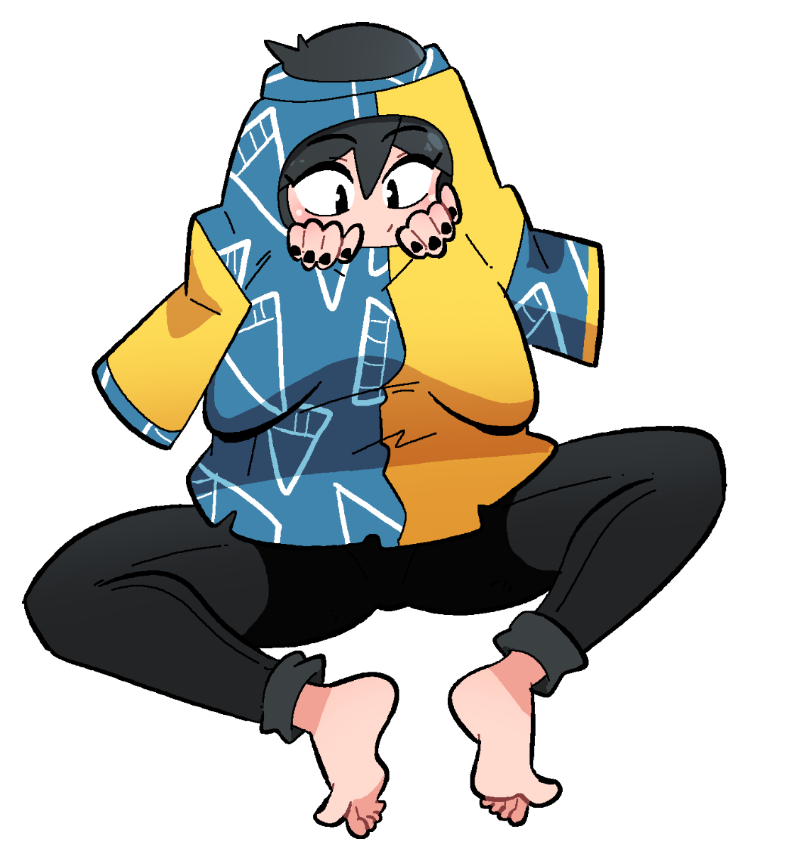 LUCIA HOLE IN SHIRT STICKER!