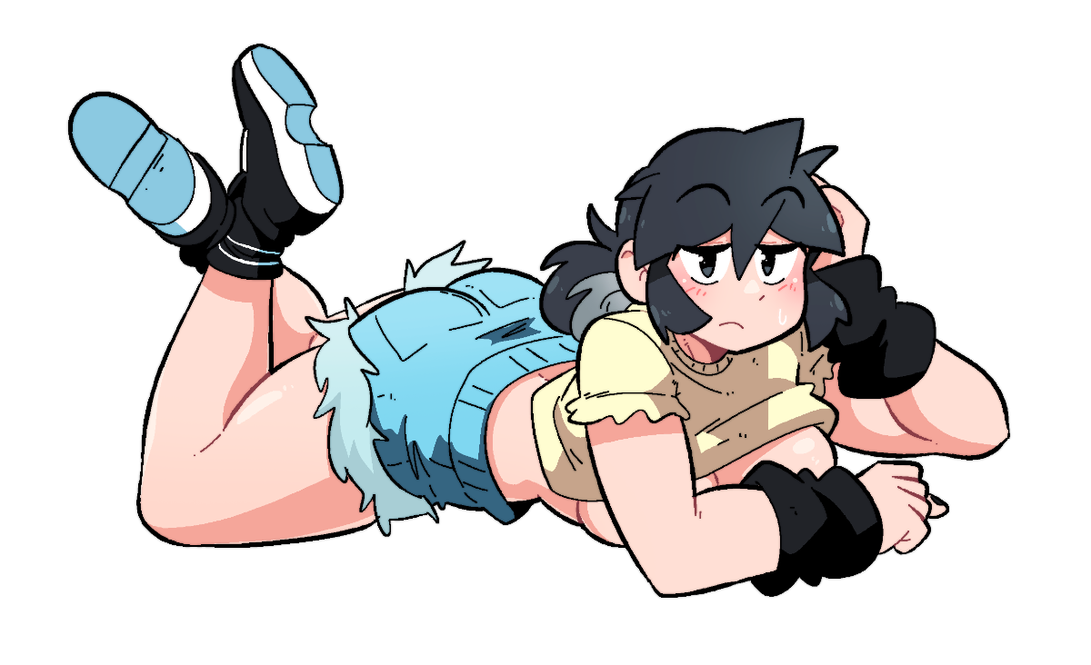 LUCIA LAYING DOWN STICKER!
