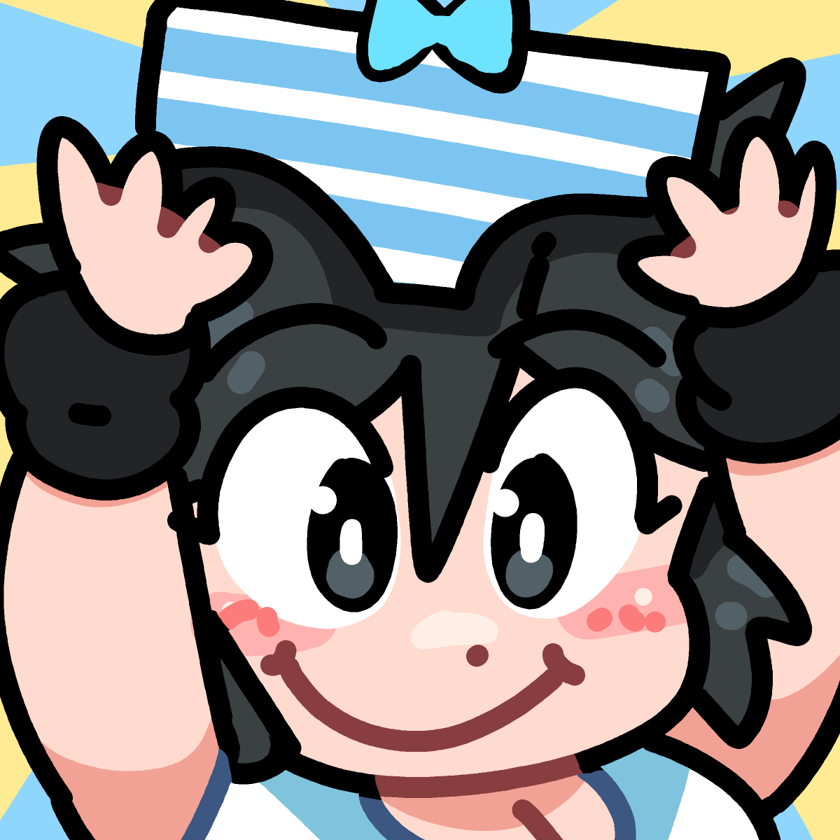 PANTY-HOLDING LUCIA EMOTE STICKER!