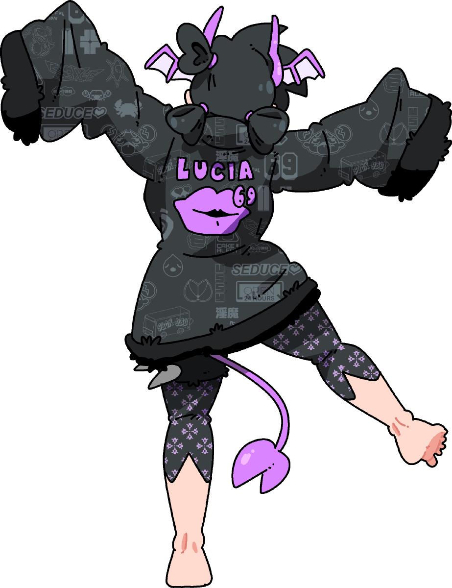 SUCCUCIA POSING STICKER (VARIANTS)!
