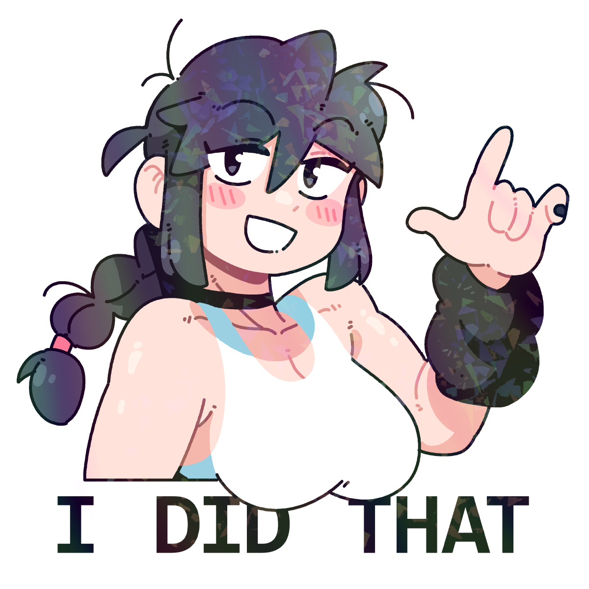 LUCIA I DID THAT STICKER