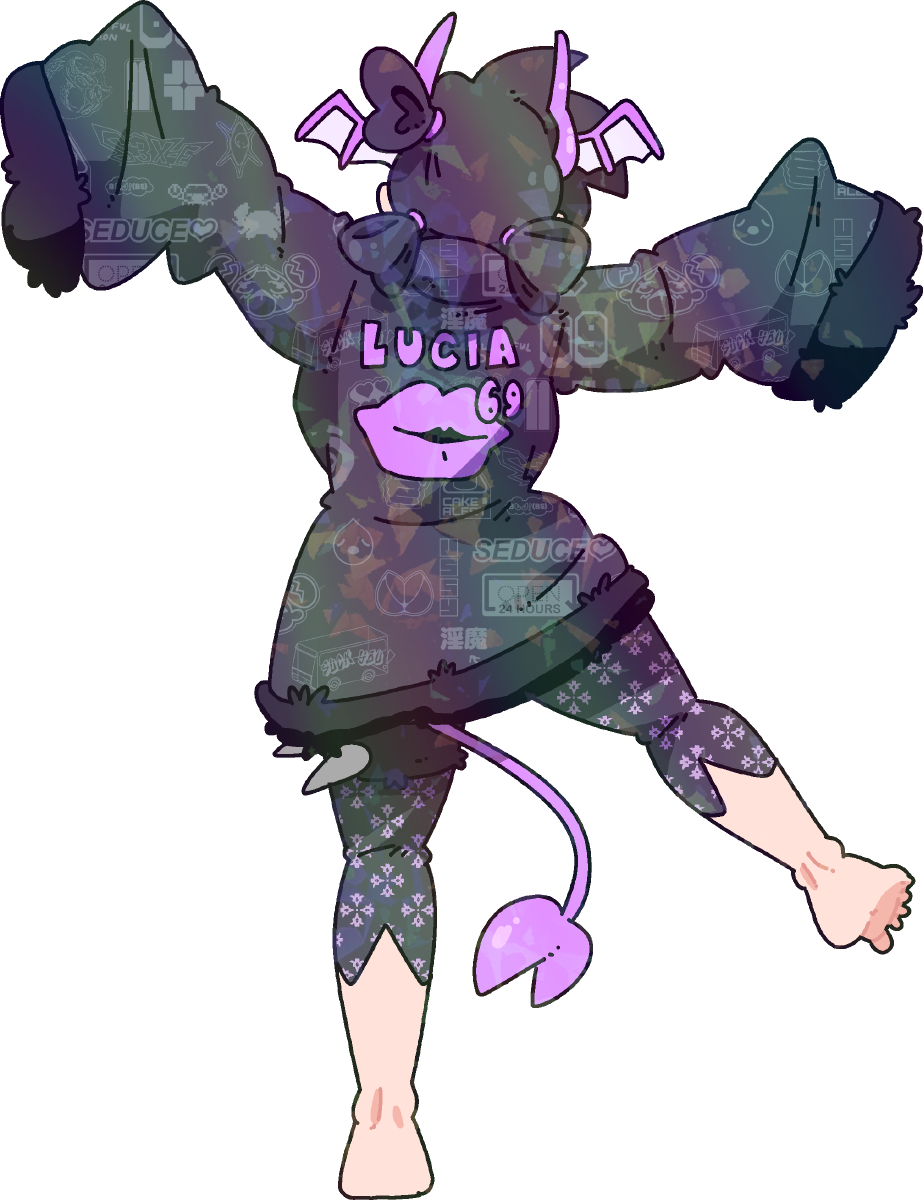 SUCCUCIA POSING STICKER (VARIANTS)!