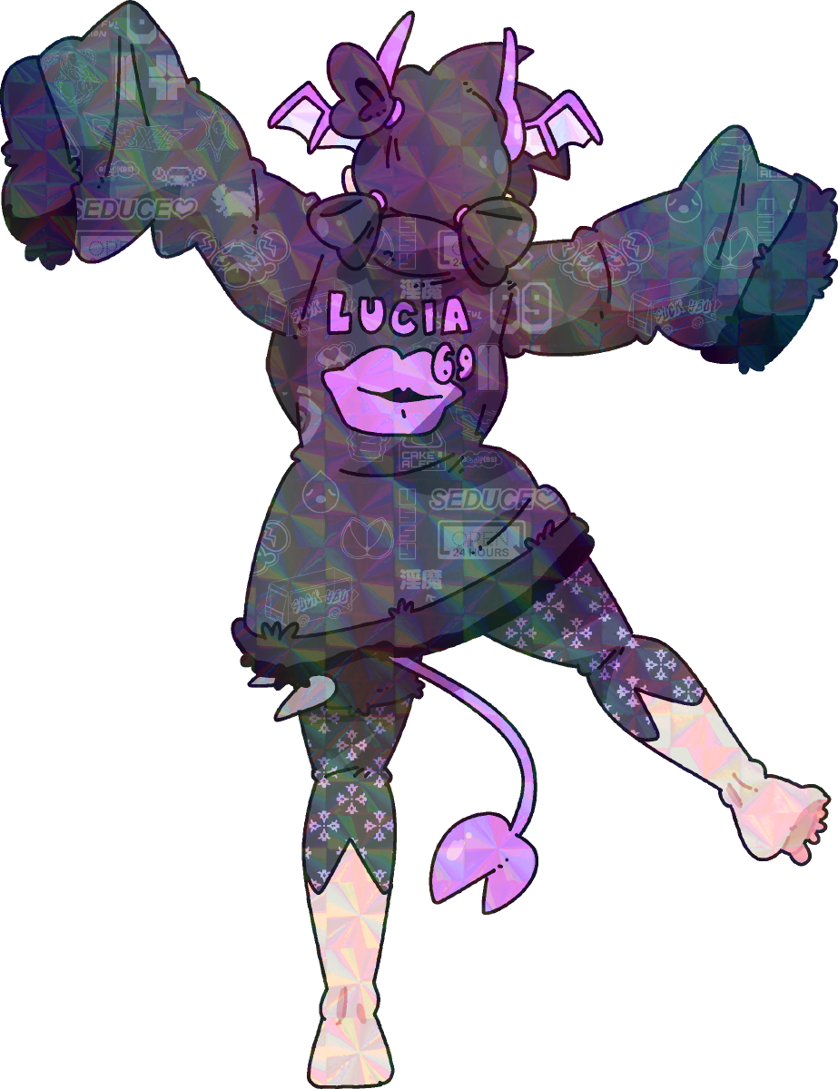 SUCCUCIA POSING STICKER (VARIANTS)!