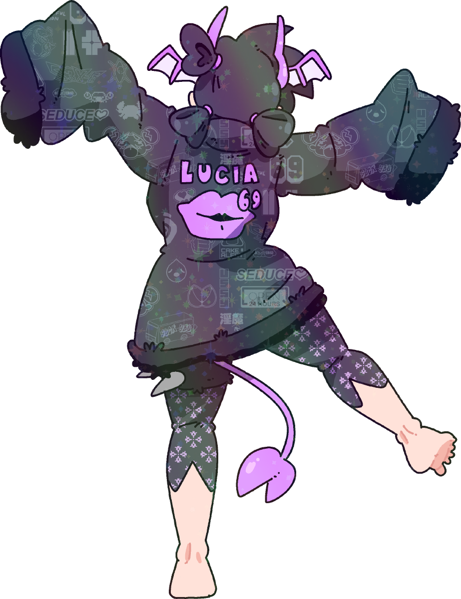 SUCCUCIA POSING STICKER (VARIANTS)!