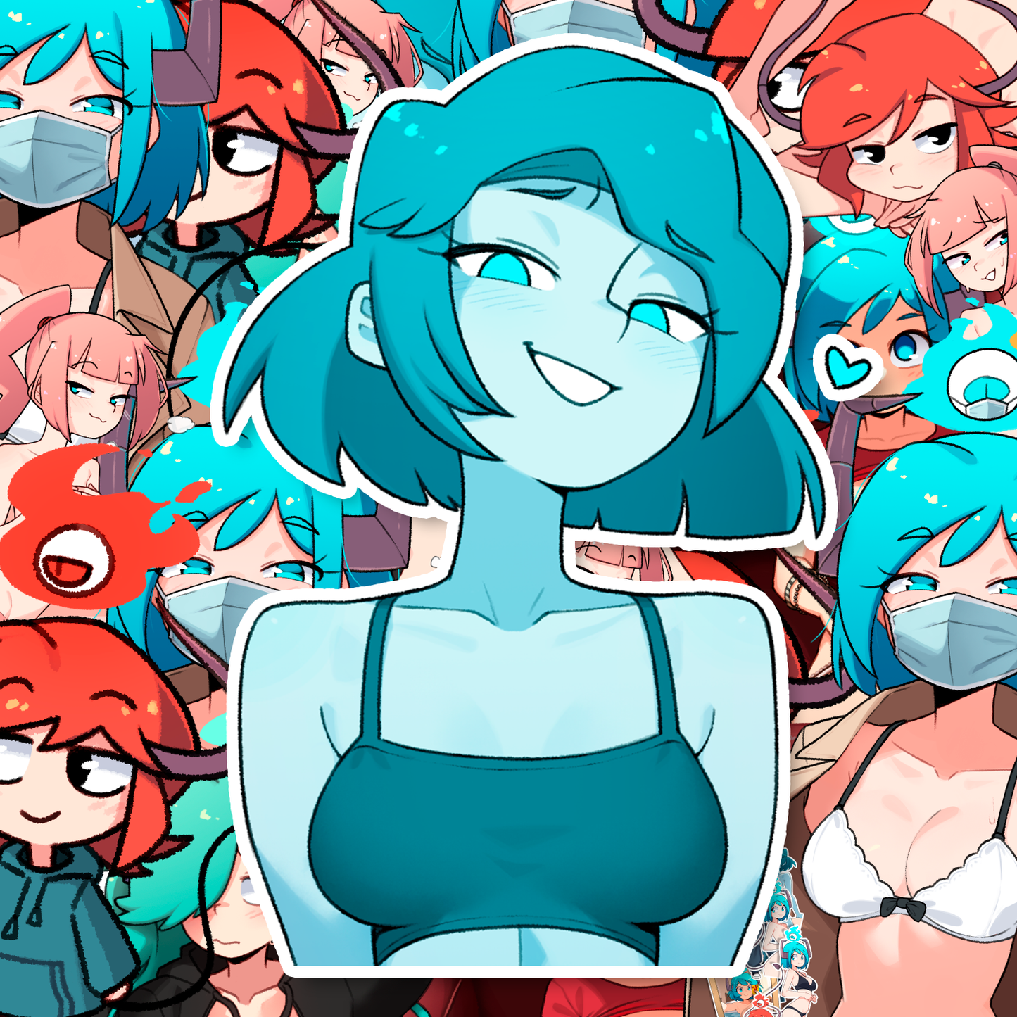 TOBIAS WHELLER 1/16 NEW STICKER BUNDLE!