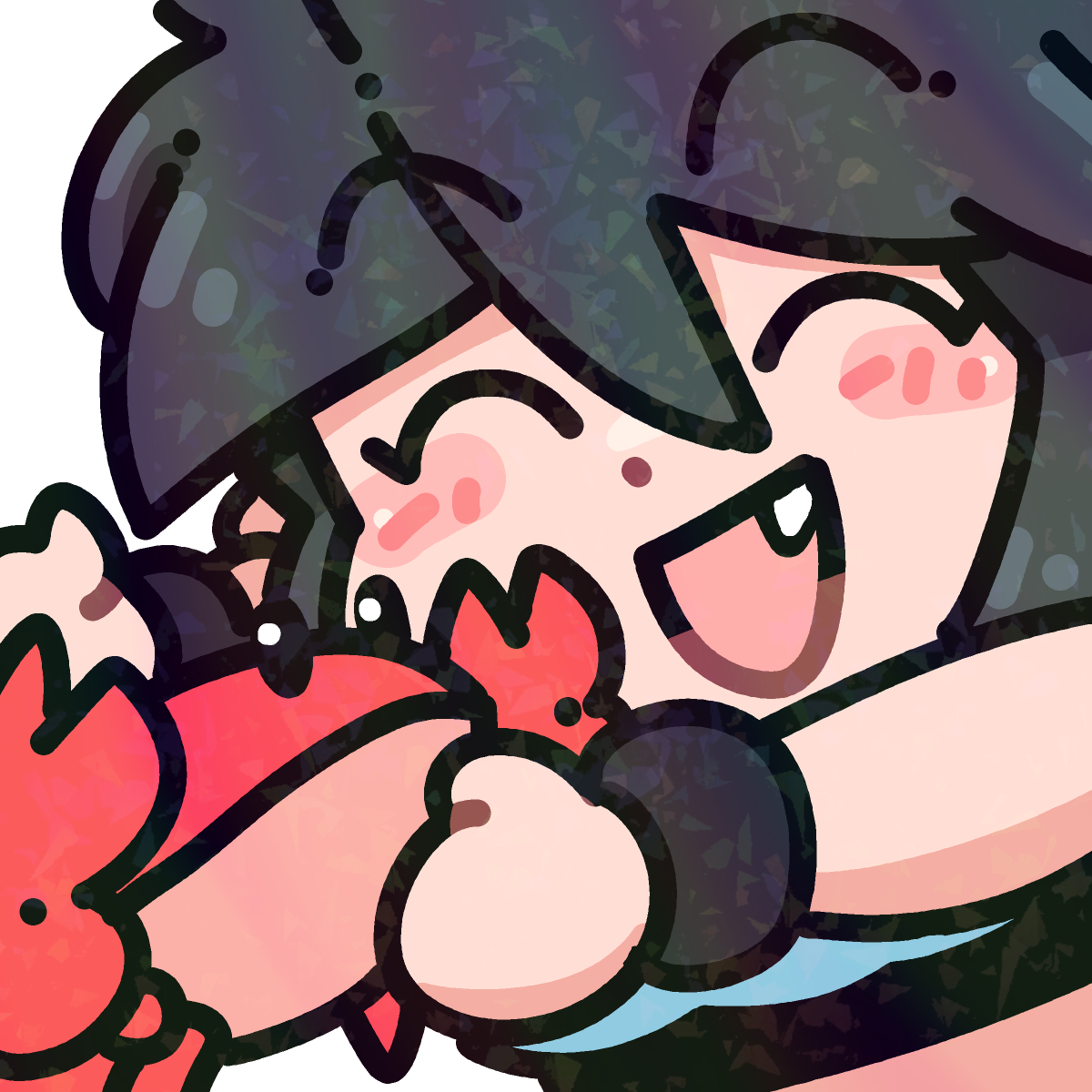 HUGGING LUCIA EMOTE STICKER!