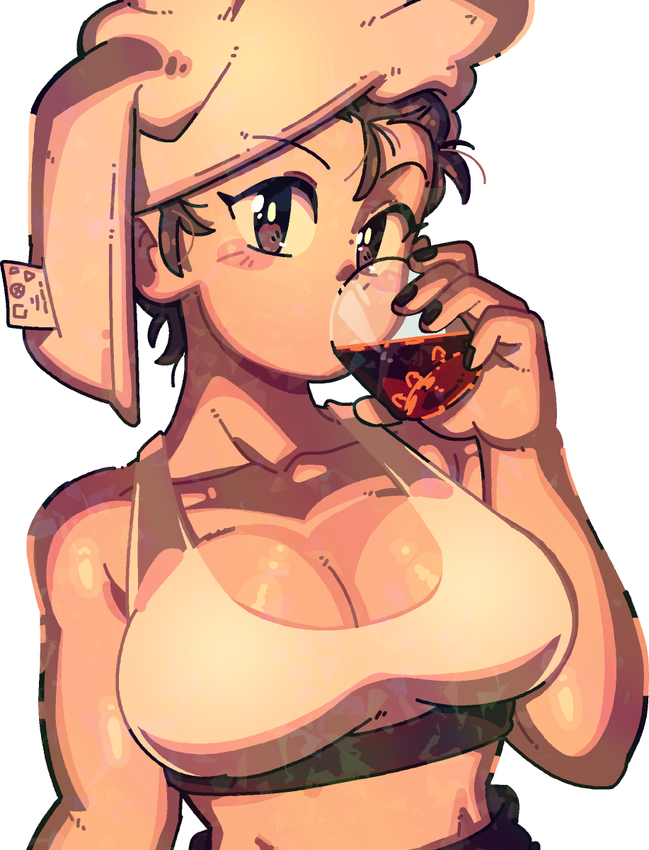 LUCIA ENJOYING A DRINK! (NSFW VARIANTS)