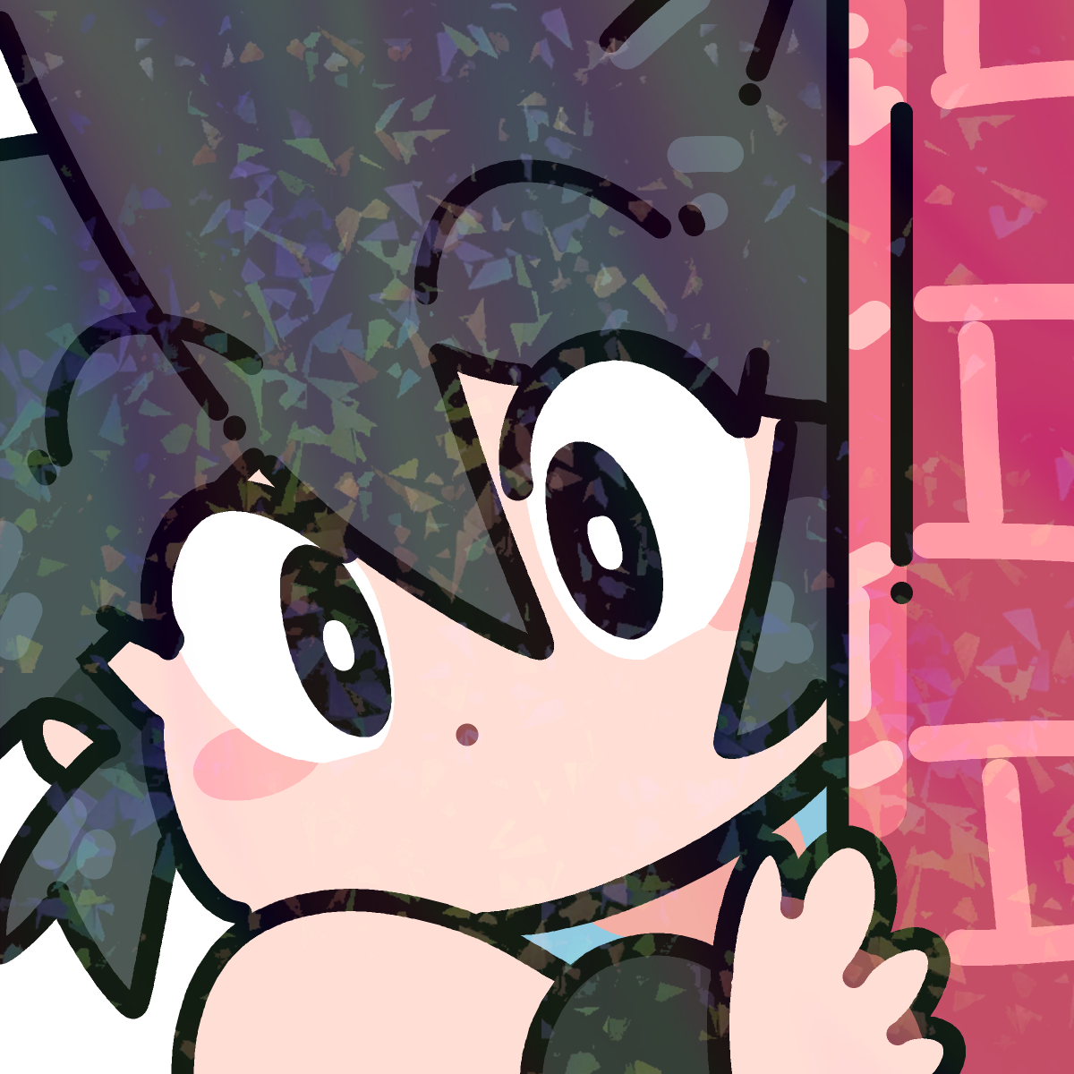 PEEKING LUCIA EMOTE STICKER!